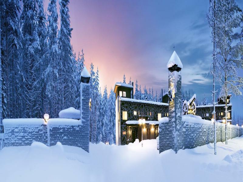 Apartamento Vuokatin Aateli Castle Vuokatti Exterior foto